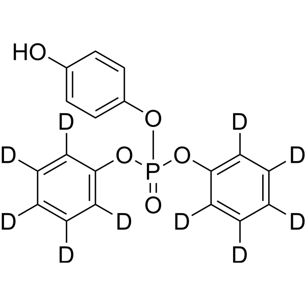 4-Hydroxyphenyl diphenyl phosphate-d10